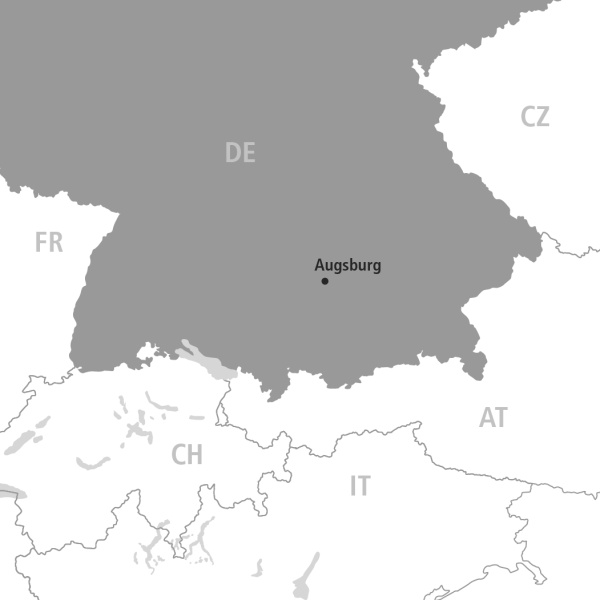 Streckenplan Augsburger Christkindlesmarkt - Kaufmanns Schwarb Reisen AG